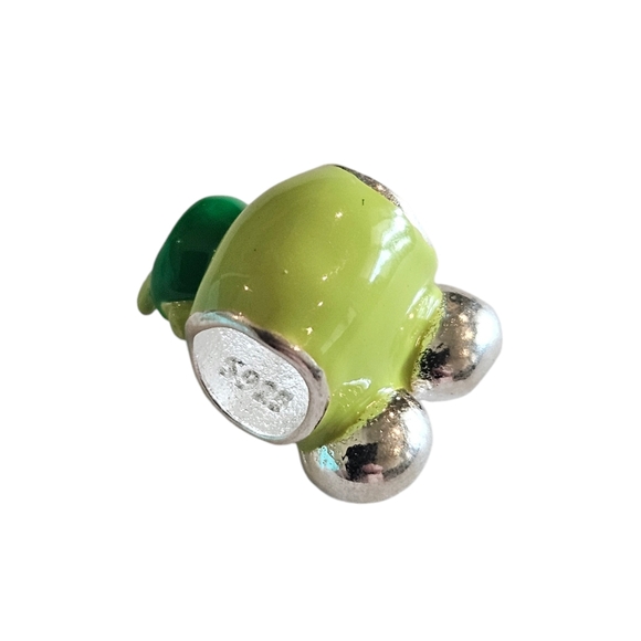 🎆LINX DISCONTINUED Silver Keroppi Hello Kitty Green Frog Bracelet Charm - Picture 4 of 6